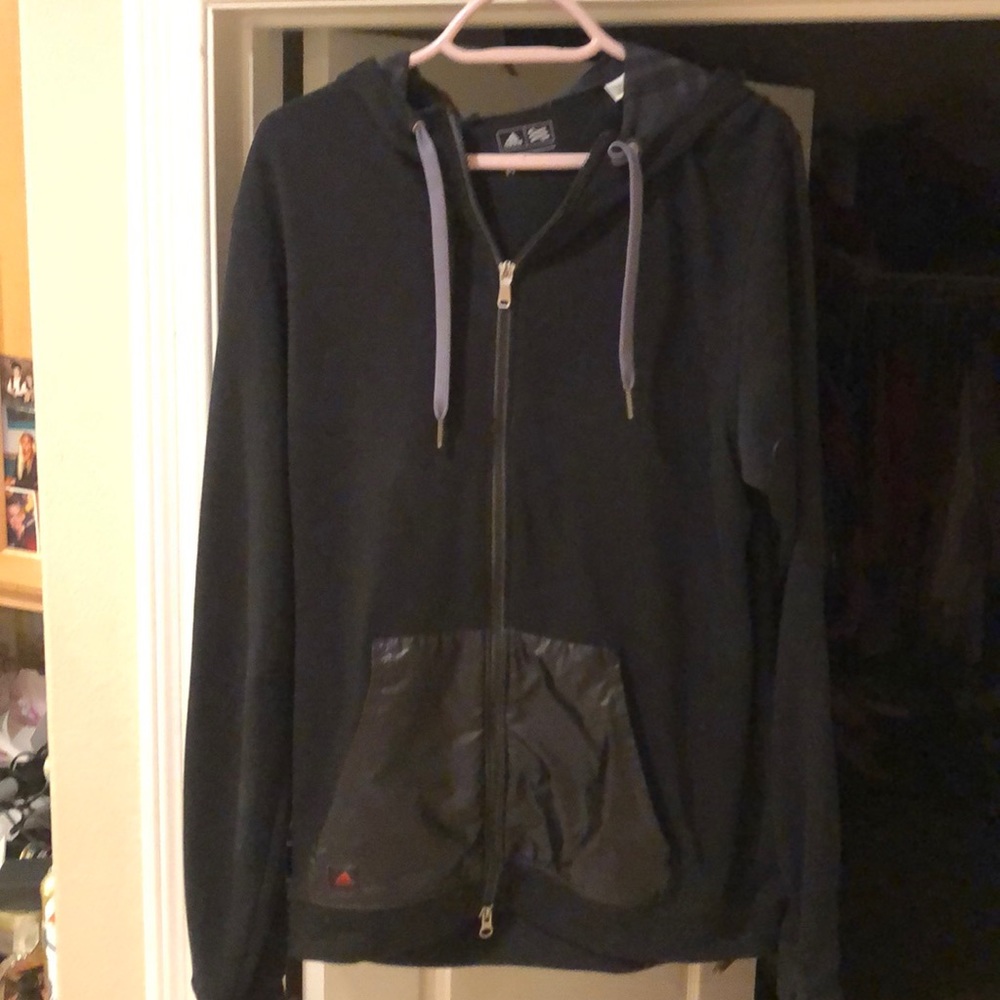 Men Black Adidas Jacket